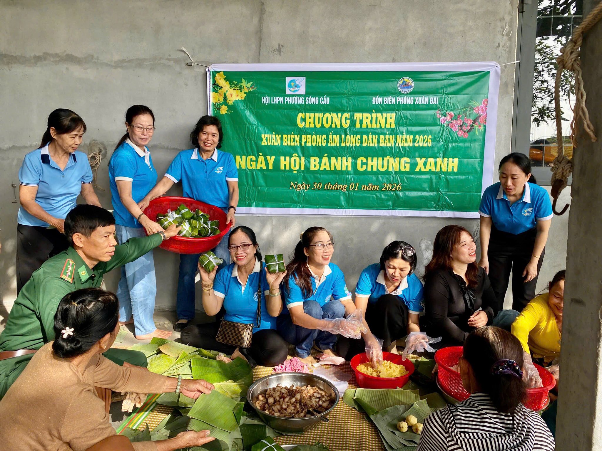 Sông Cầu: Tổ chức Ngày hội “Bánh chưng xanh” chăm lo Tết cho các hộ gia đình có hoàn cảnh khó khăn