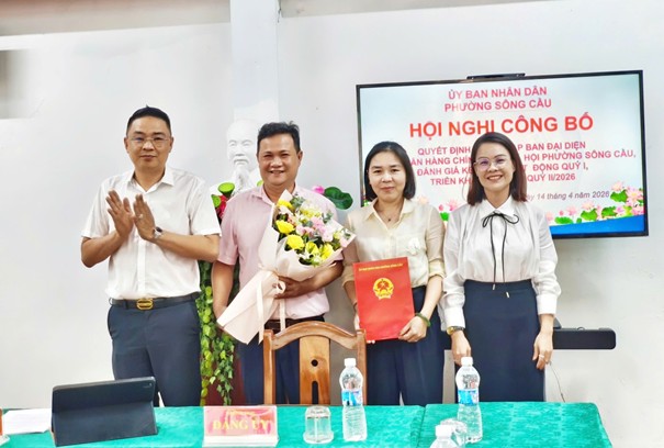 Ngân hàng CSXH phường Sông Cầu đánh giá kết quả hoạt động tín dụng chính sách quý I và triển khai nhiệm vụ quý II năm 2026