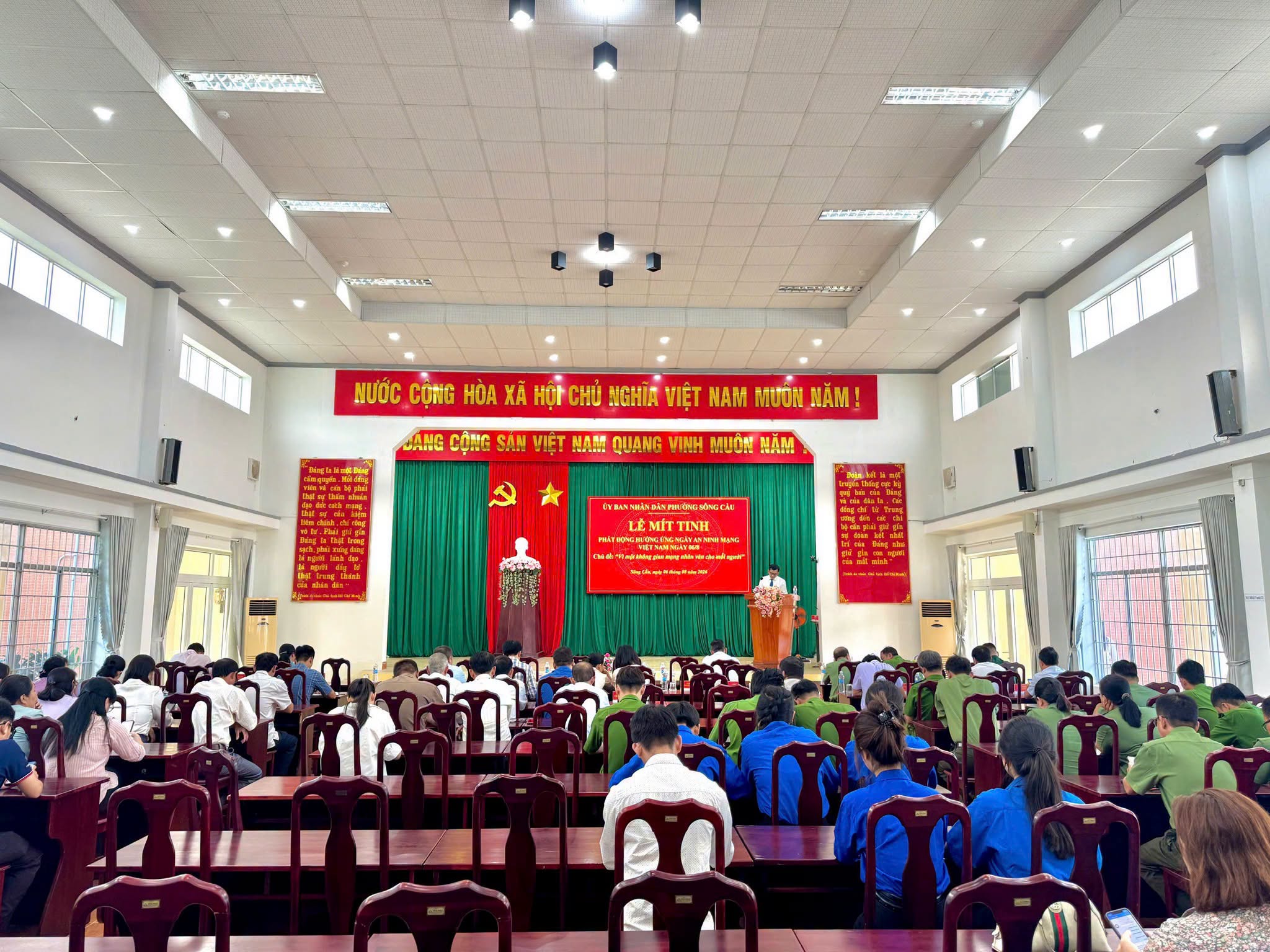 Sông Cầu: Mít tinh phát động hưởng ứng Ngày An ninh mạng Việt Nam (06/8) năm 2026