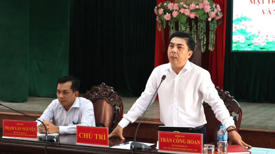 Sông Cầu: Đối thoại trực tiếp giữa người đứng đầu cấp ủy đảng, chính quyền, Mặt trận Tổ quốc, các tổ chức chính trị - xã hội và Nhân dân trên địa bàn phường năm 2026